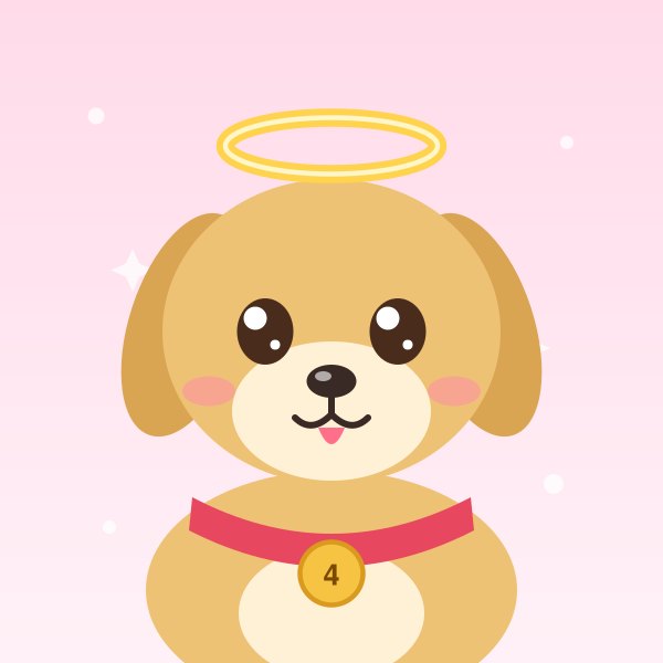 Angel pup